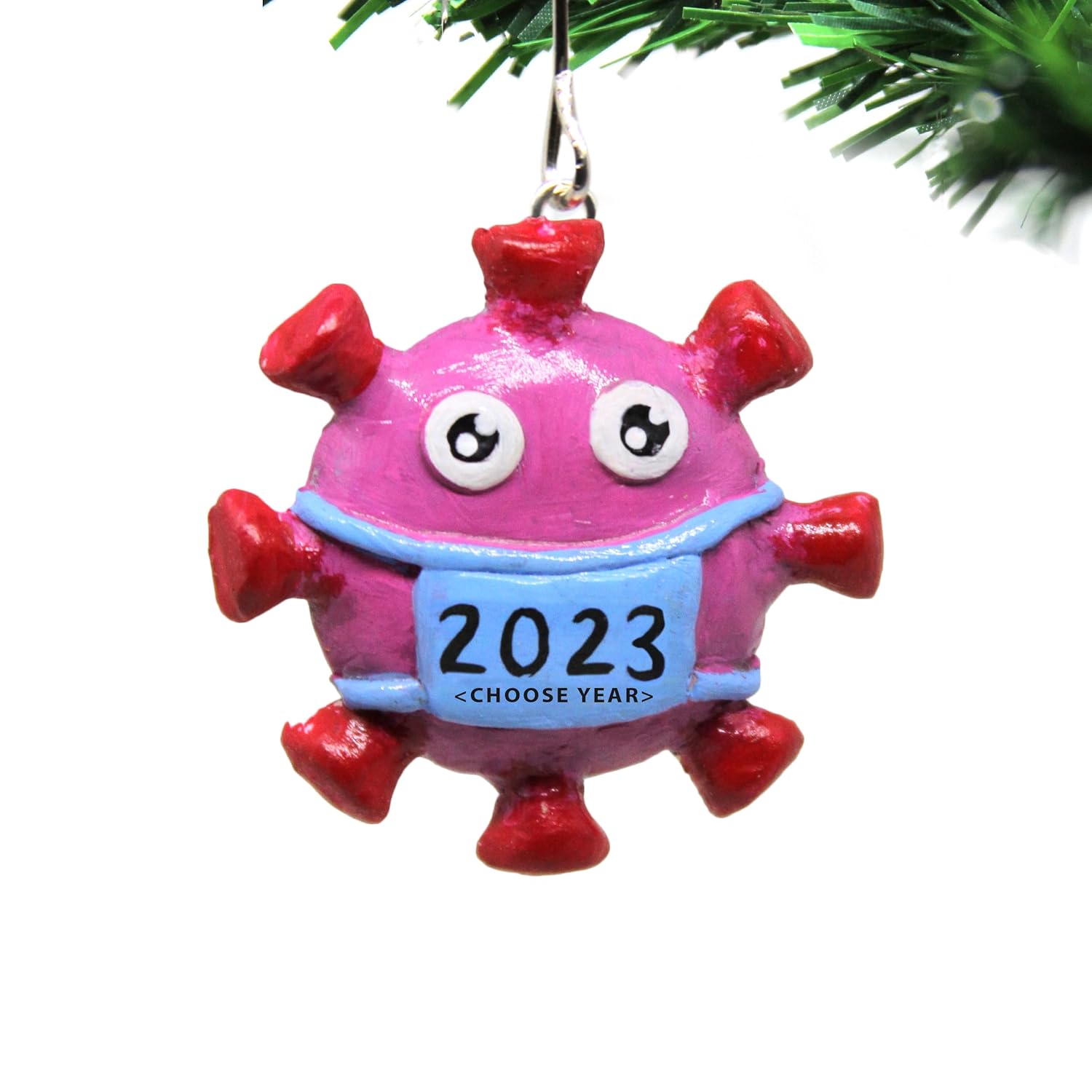 Coronavirus Ornament 2023 Quarantine Ornament Commemorative Face Mask Covid