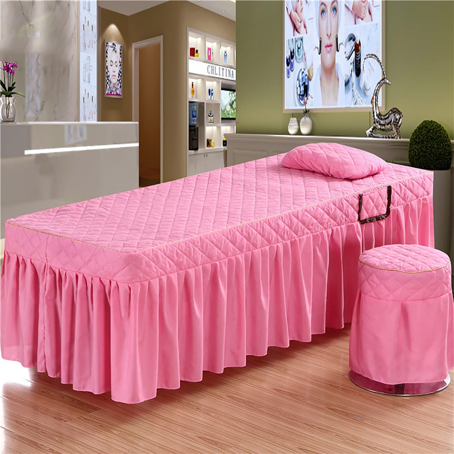 Funda de cama de masaje perforada y resistente lavable mantel de microfibra B-80 x 190 cm