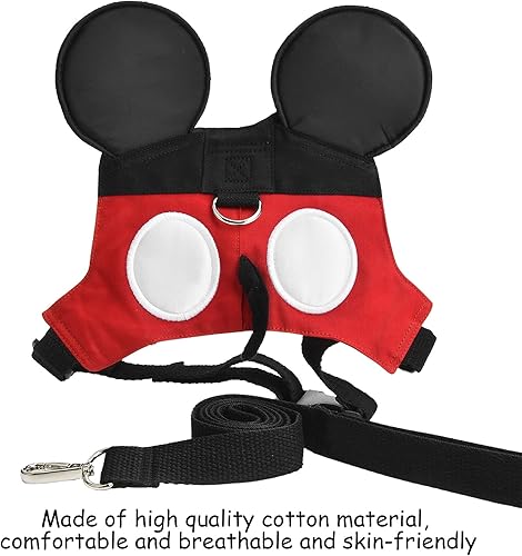 Miniatura 2 de Cinturón antipérdidas para niño pequeño con minicorrea de seguridad para niños y niñas, Rojo