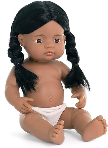 Miniatura 4 de Muñeca de bebé anatómicamente correcta de 15 pulgadas de Miniland, Chica asiática