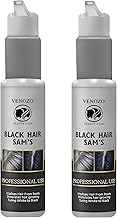 VENOZO Black Hair Sam's Serum for Men & Women | Helps Turn White Hair to Black Naturally | Promotes Hair Growth & Strengthens Roots | Easy to Use at Home 75ml (pack of 2)