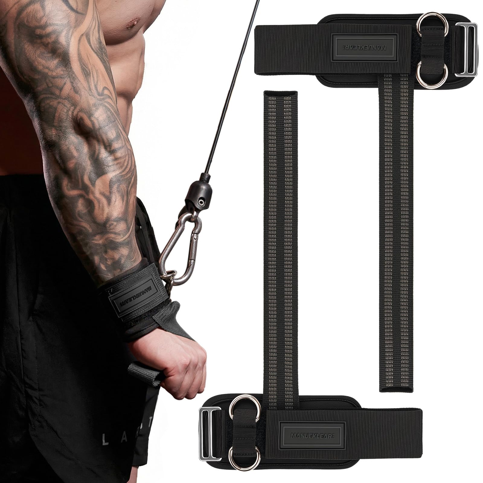 MANUEKLEAR Double D-Ring Lifting Straps