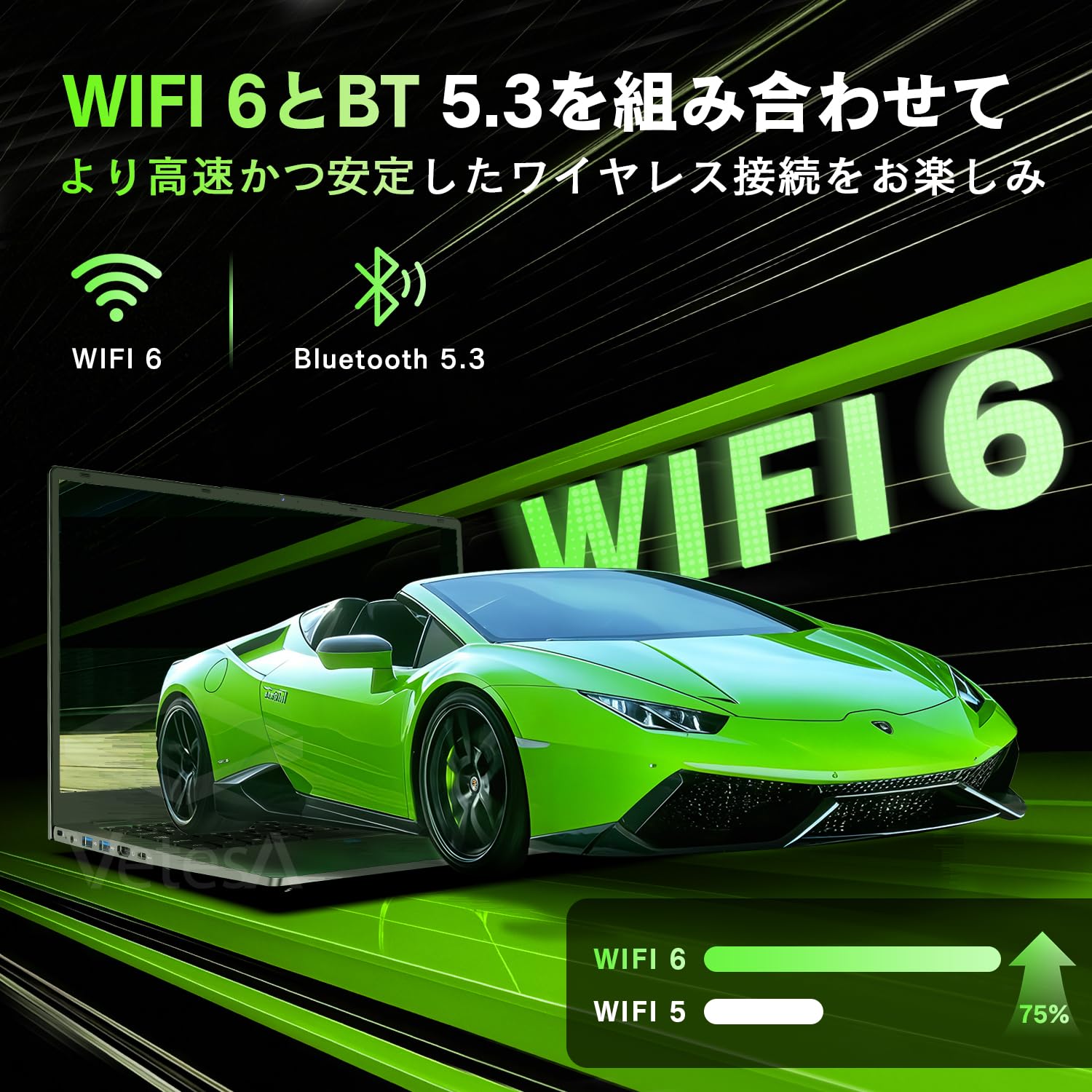 Amazon.co.jp: VETESA ゲーミングノートpc AMD Ryzen 7 6800H DDR5 