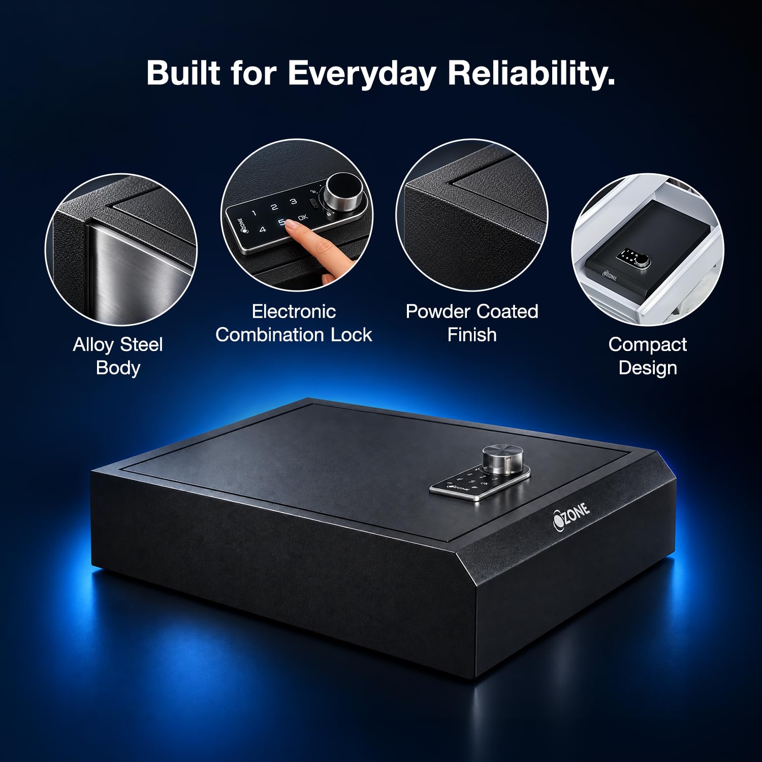 Digital Safe Locker - Secure Home & Office Storage -5