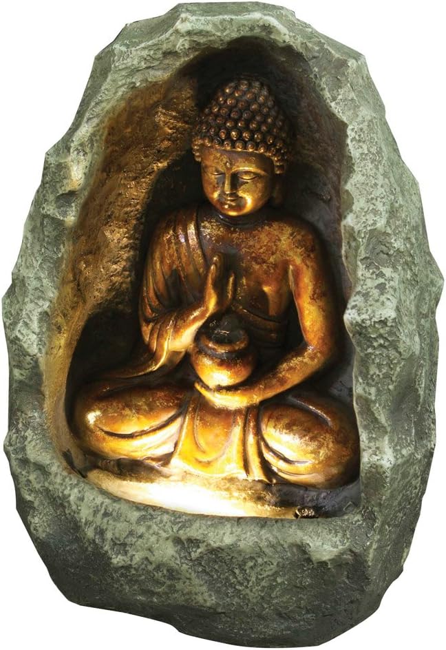 Hi-Line Gift Ltd Golden Buddha Fountain