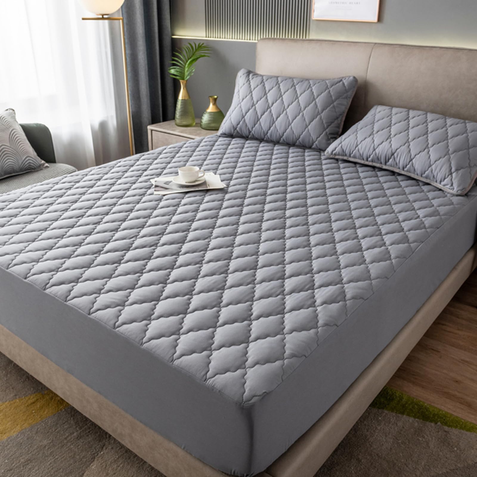 Protège-Matelas 90x200 Cm Imperméable Silencieux - Jusqu'à 30 Cm Épaisseur, Respirant Et Lavable 60°C