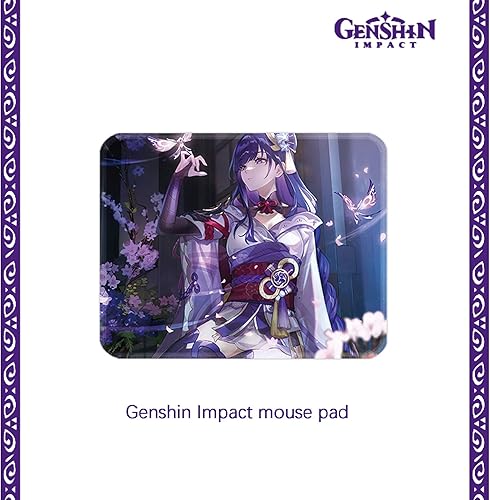 Miniatura 5 de LimuToy Genshin Impact Box - Incluye caja ciega de figura de impacto Genshin, bolsa de lona, bandera, figura de soporte, alfombrilla de mouse,
