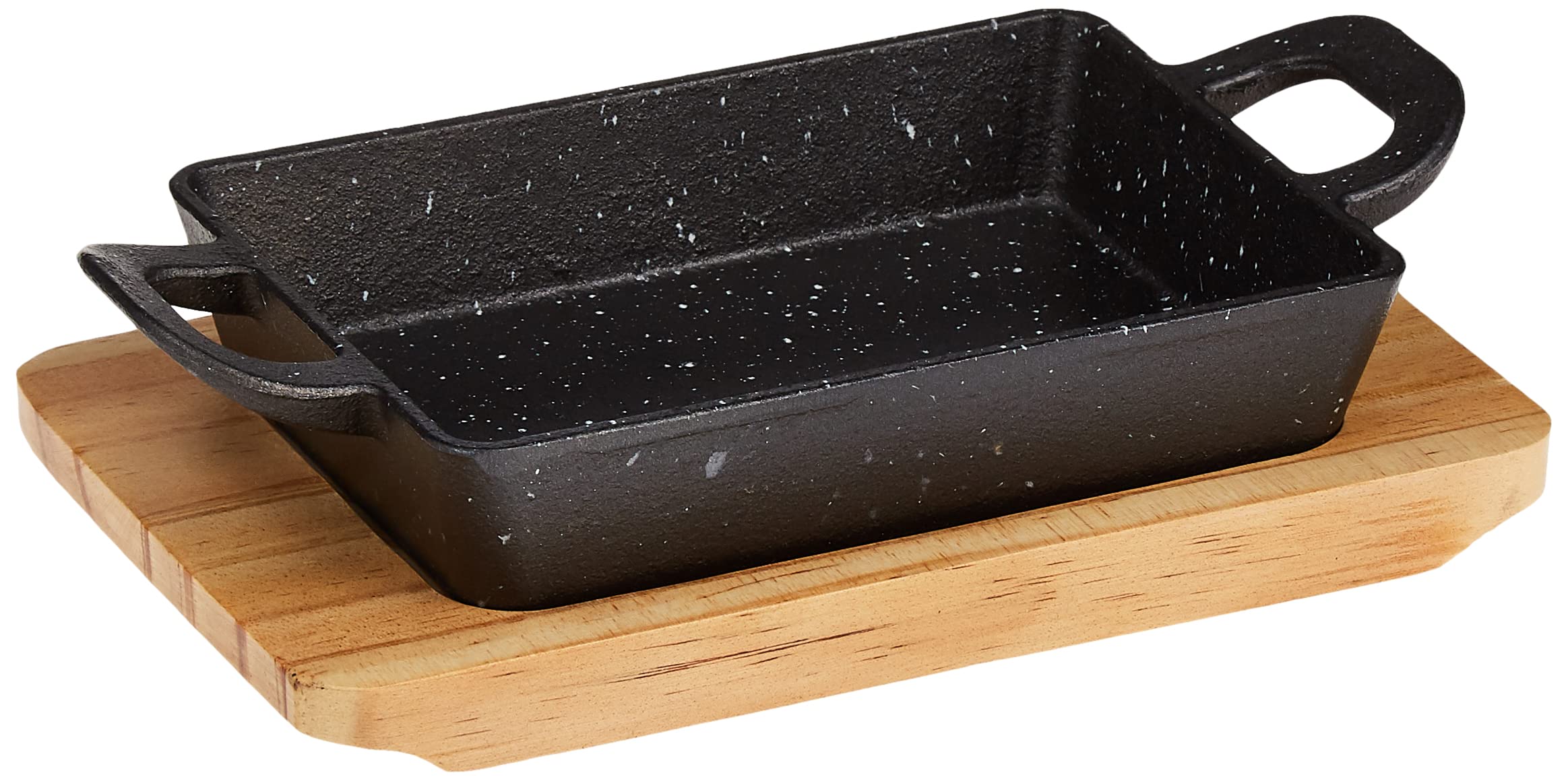 Rectangular Flat Sizzling With Base, 16 Cm X 11 Cm Size