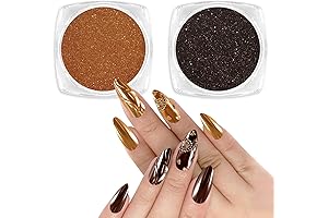 Allstarry Chrome Nail Powder for Impressive Mirror Effect