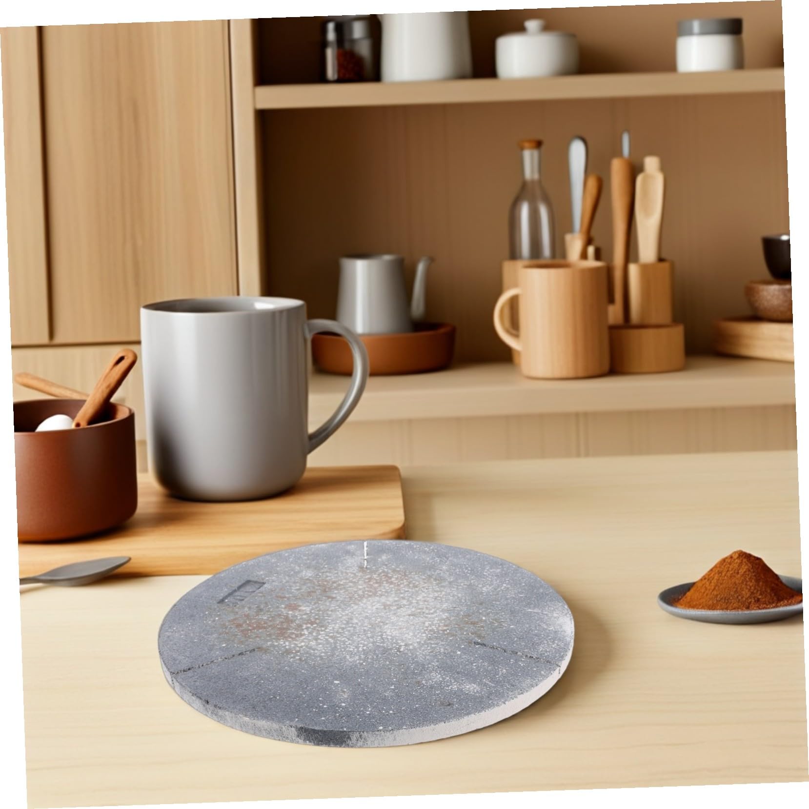 Gadpiparty Podkładka Do Rzeźbienia Ceramiki Okrągła Mata Podporowa Ogniotrwała Mata Ceramiczna Ceramiczna Do Wypalania Narzędzia Wypalania Gliny Podkładka W Piecu
