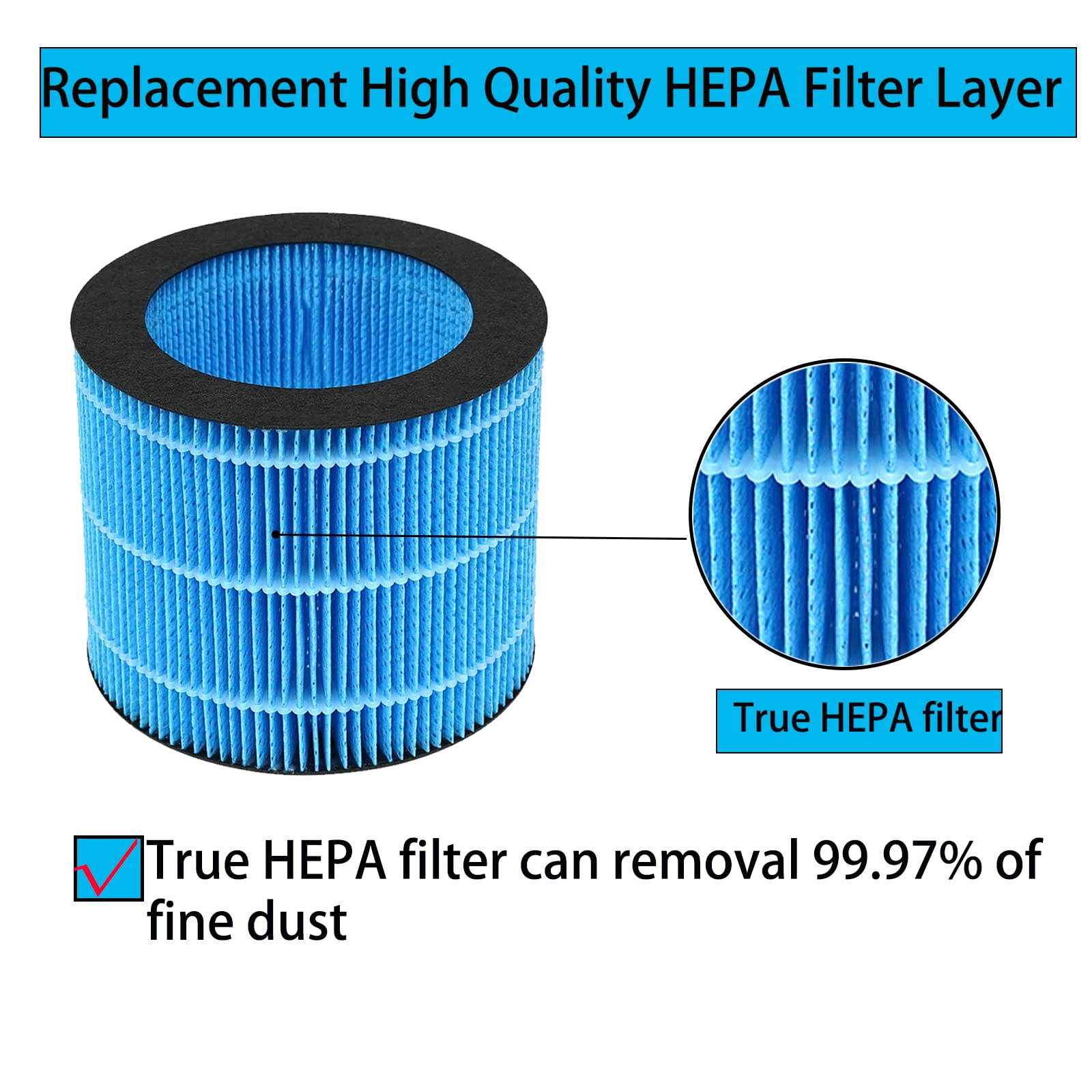 Filtro di ricambio compatibile con Philips AMF220/15 HU3918 HU3916 HU3915 HU2718 HU2716 parti umidificatore FY3446/30 filtro