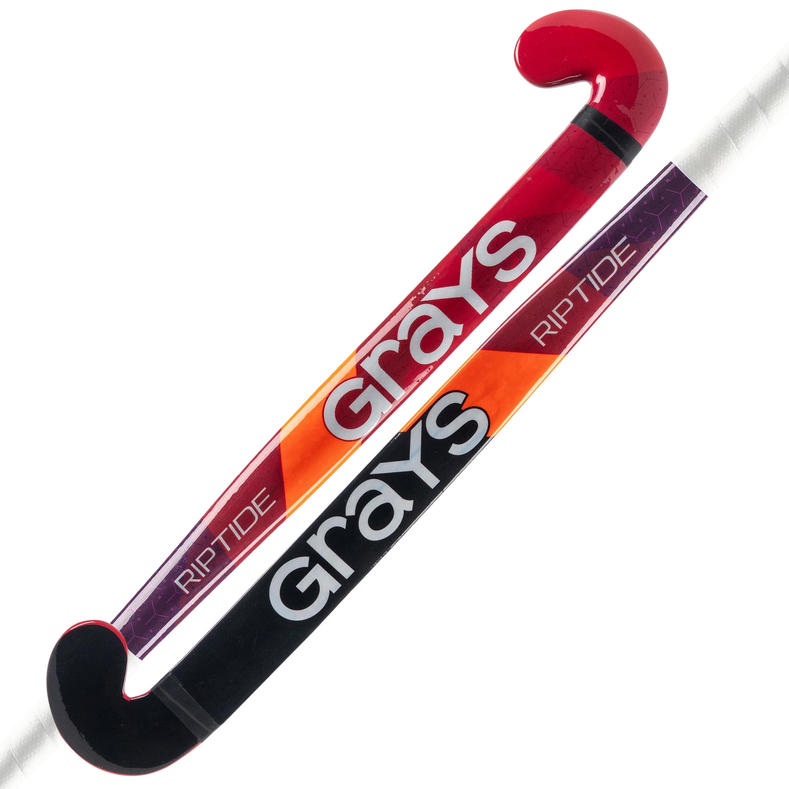 GRAYS Stick Hockey Riptide Ultrabow Negro/Rojo Palo Hockey Riptide Ultrabow - Tallas Junior