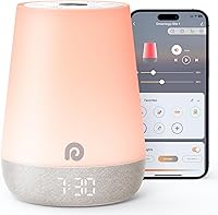 Dreamegg Nite 1 Baby Sound Machine: 34 Soothing Sounds, Night Light, OK to Wake Alarm, App-Controlled Sleep Trainer for Nursery