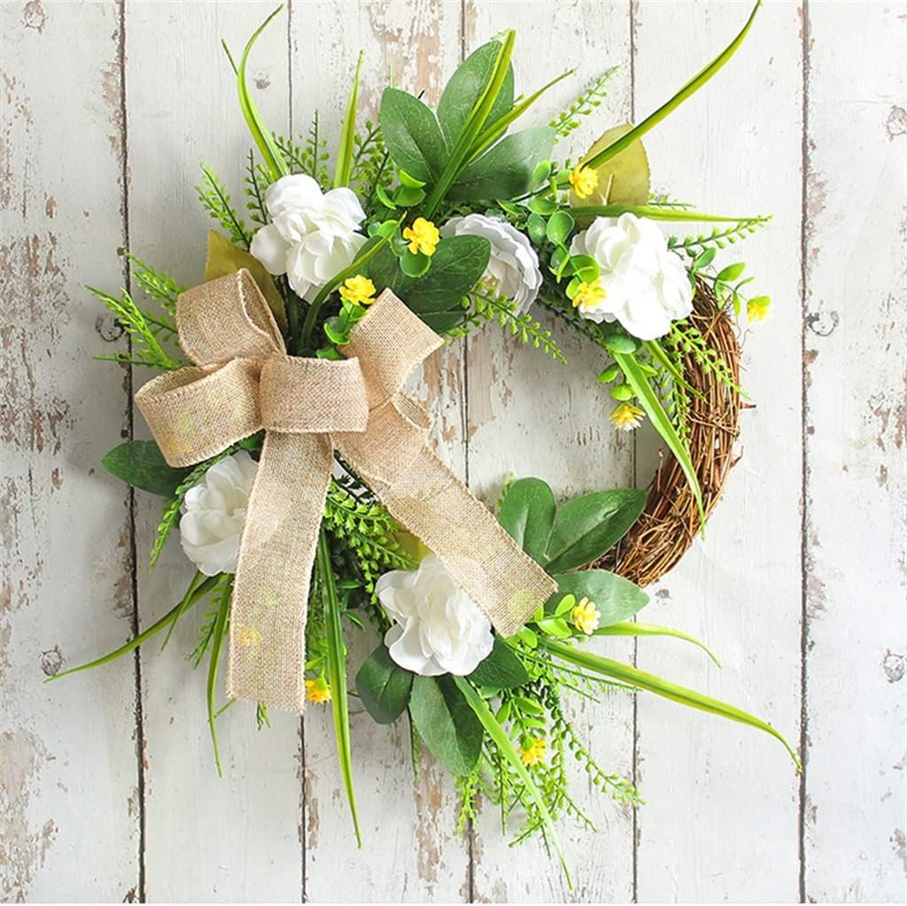 Simulated Magnolia Wreath Daily Wreath Simulated Flower Front Door Hanging Decoration