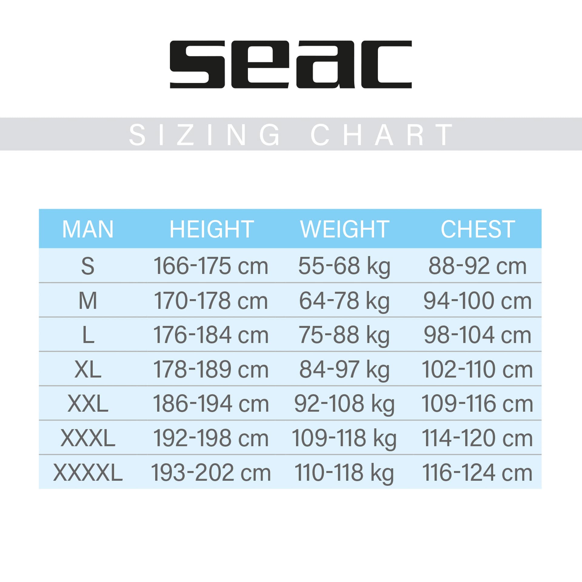 Seac Look Man, Muta Corta per Snorkeling