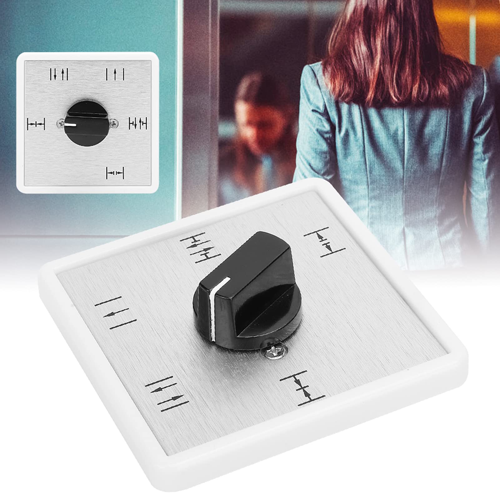 Commutateur Universel de Sélecteur de Came Rotative - Interrupteur à Clé de Programme de Porte Automatique à 5 Positions, Fournitures Ménagères Multifonctions à Réaction Universelle