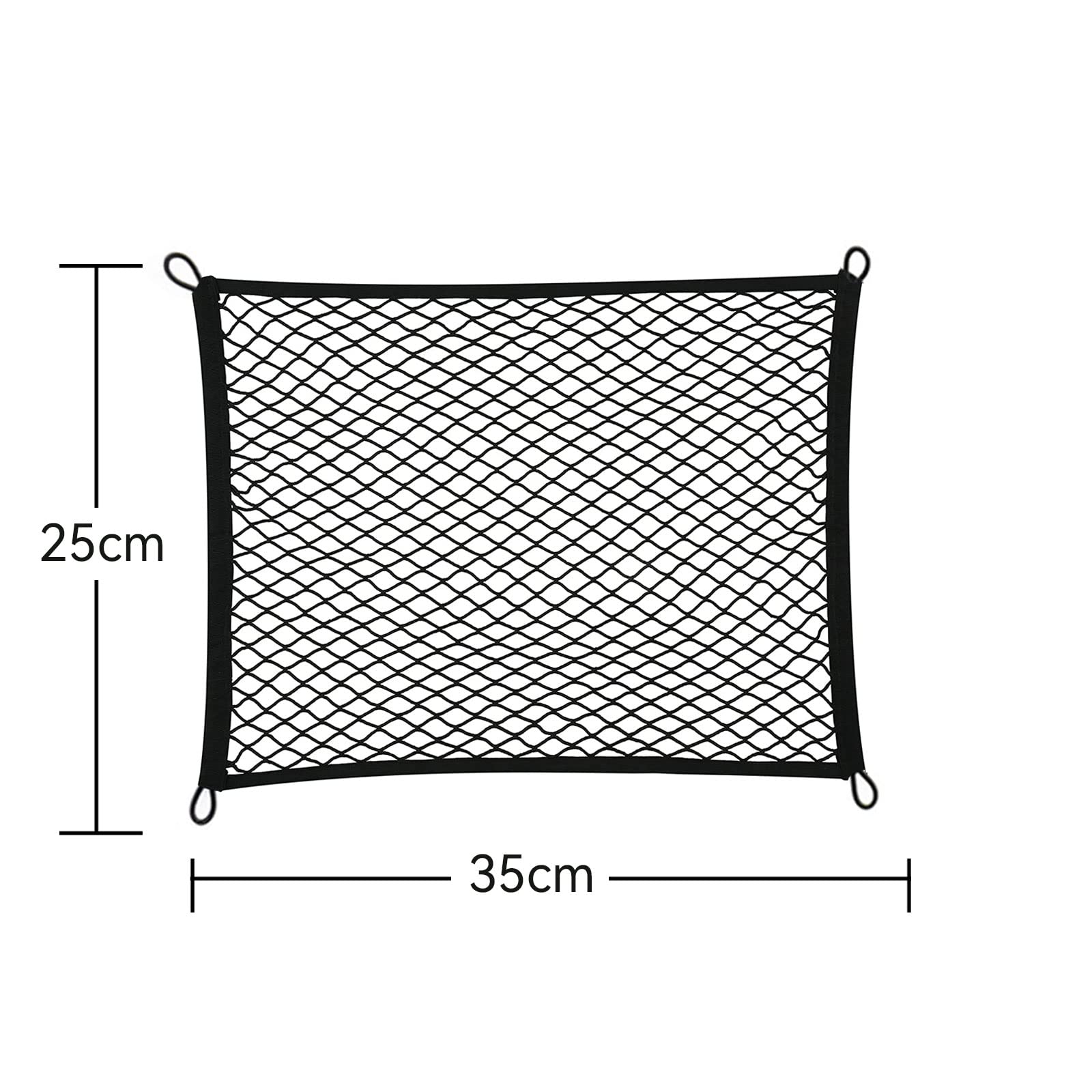 2 Reti Portabagagli Per Bici E Auto - 35x25cm, Con 8 Viti, Ideali Per Trasporto