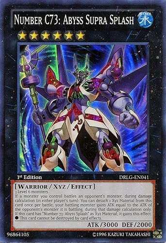 YU-GI-OH! - Número C73 Abyss Supra (DRLG-EN041) - Dragons of Legend - 1 Edición - Super Rare