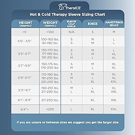 TheraICE Knee Ice Pack Wrap Compression Sleeve for Injuries, Reusable Gel Cold Packs Brace Also for Elbow, Ankle & Calf - Flexible Cold Wrap Recovery for Meniscus, ACL, MCL Pain Relief (XL)