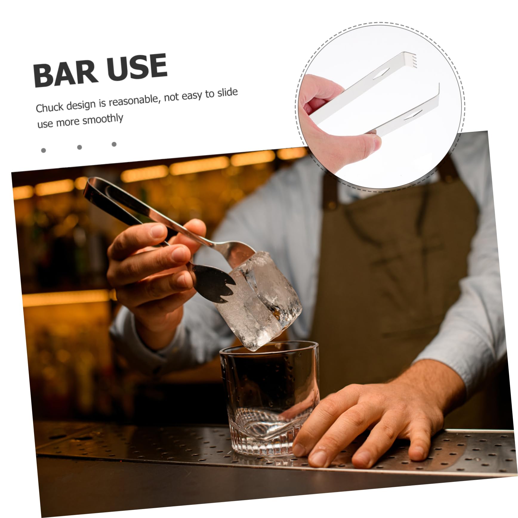 10pcs Stainless Steel Tongs for Ice Cubes Sugar Serving Tongs for Kitchen Restaurant Parties Outdoor Events