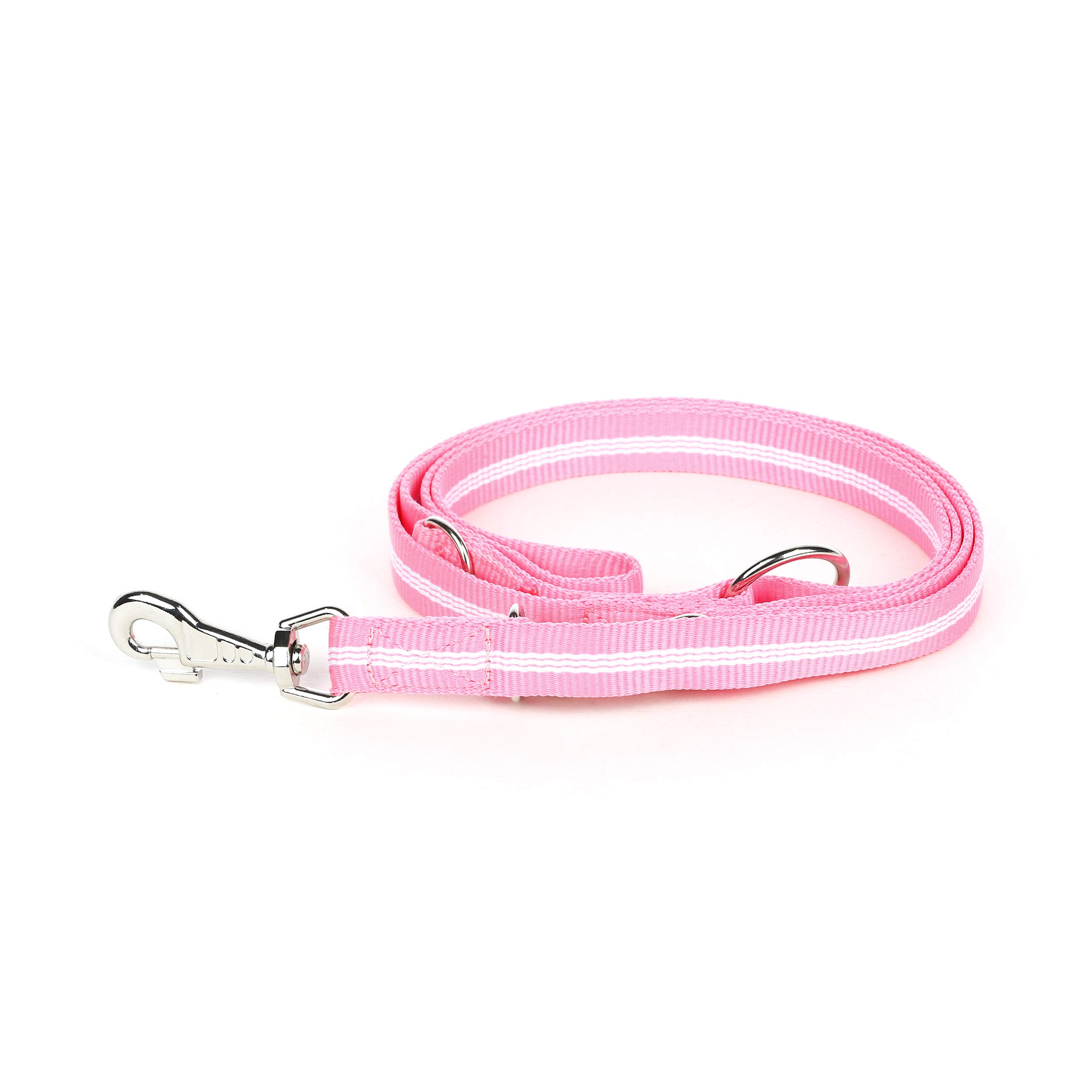 IDC Tubular Webbing Adjustable Leash, 25 mm x 2.2 m, Pink, 25 mm x 2,2 m