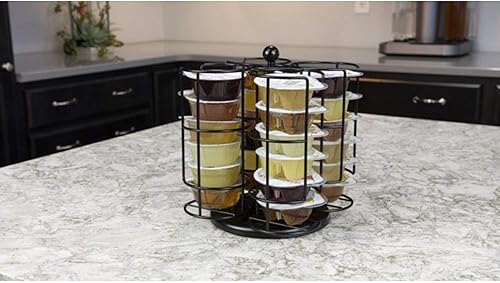 Miniatura 8 de Nifty - Cajón de cápsulas bartesianas de 2 niveles para bebidas de cóctel, capacidad para hasta 36 cápsulas de cápsulas, cajón rodante suave,