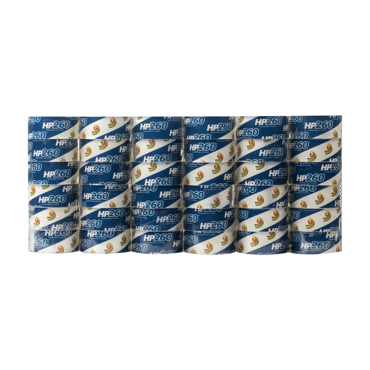 Duck High Performance Clear Packing Tape Refills - 36 Rolls of HP260 Strong Packaging Tape for Shipping, Moving, Mailing & Storage Boxes - 3" Core -