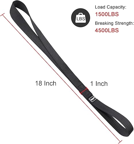 Miniatura 28 de Ayaport Correas de amarre con hebilla de leva de 6 pies y 2200 libras de resistencia a la rotura con ganchos en S para motocicleta, kayak