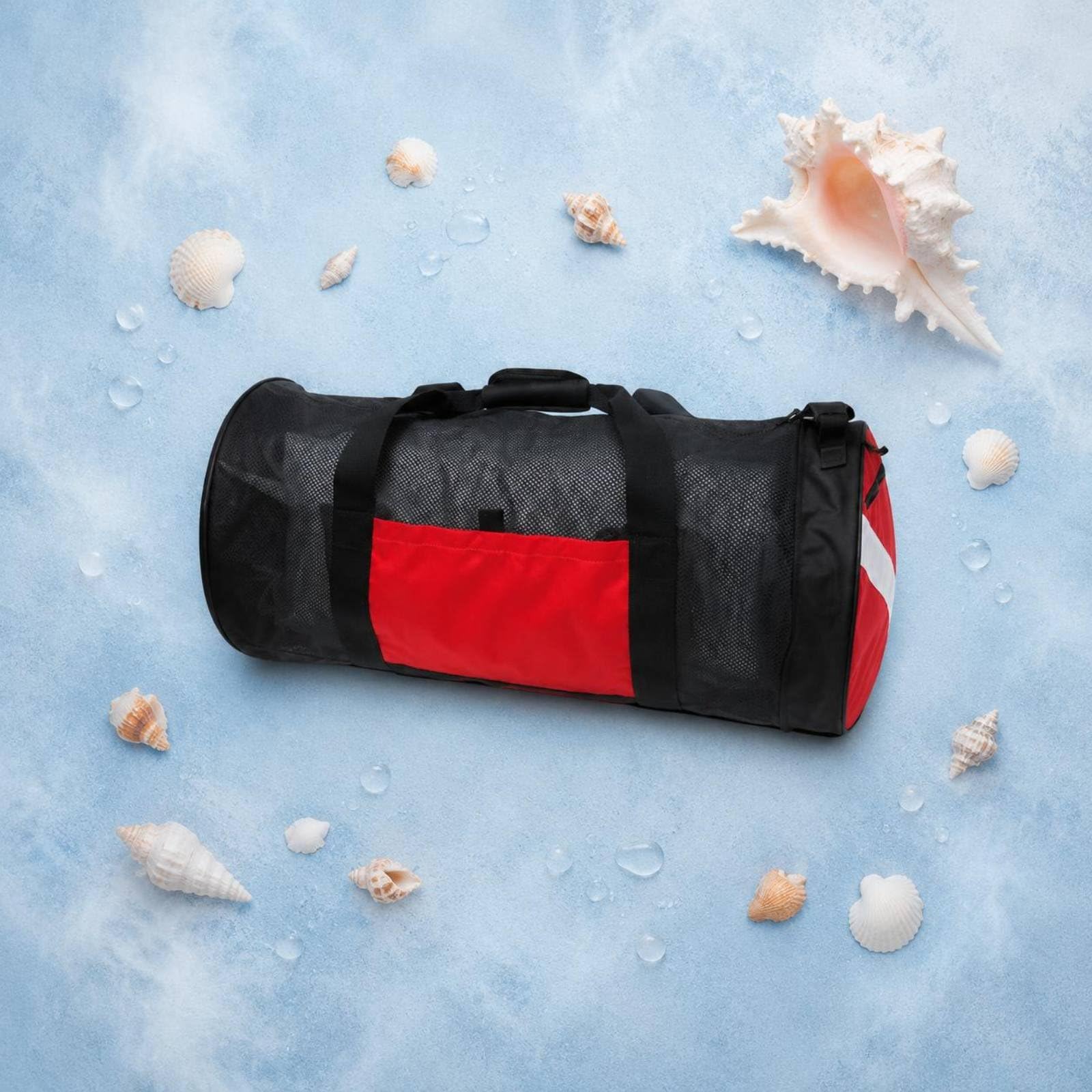 Borsa Rete Sub 78 L Sacca a Rete Pieghevole Traspirante Attrezzatura Sportiva per Apneisti, Immersione, Immersione senza Bombole, Pesca Subacquea