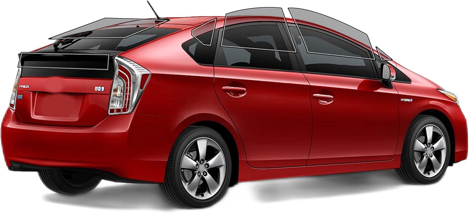 AUTOTEK Precut Window Tint Film Front Two Door Windows Tint Film Cars Sun Blocking Protection Privacy Anti Shatter Glass 2 Ply Computer Cut Any Tint Shade for Toyota Prius 2010-2015