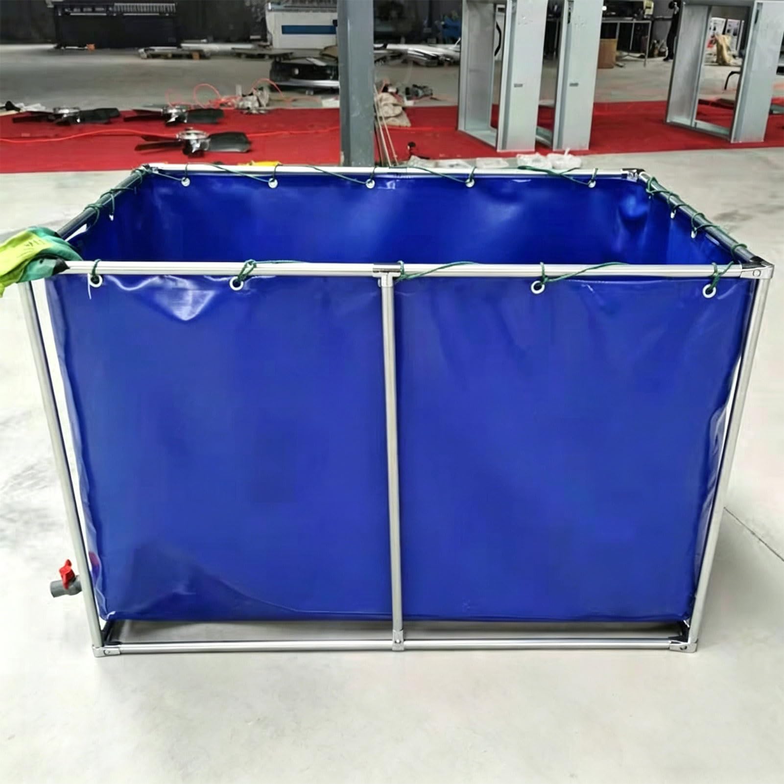 Étang en toile sur pied en PVC armé de haute densité 3x3x1.0m