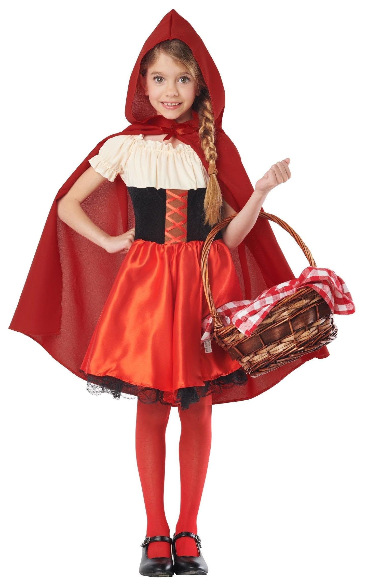 ALMACENES CASA ANGEL DISFRAZ DE CAPERUCITA CON CAPA ROJA (3-4 AÑOS)