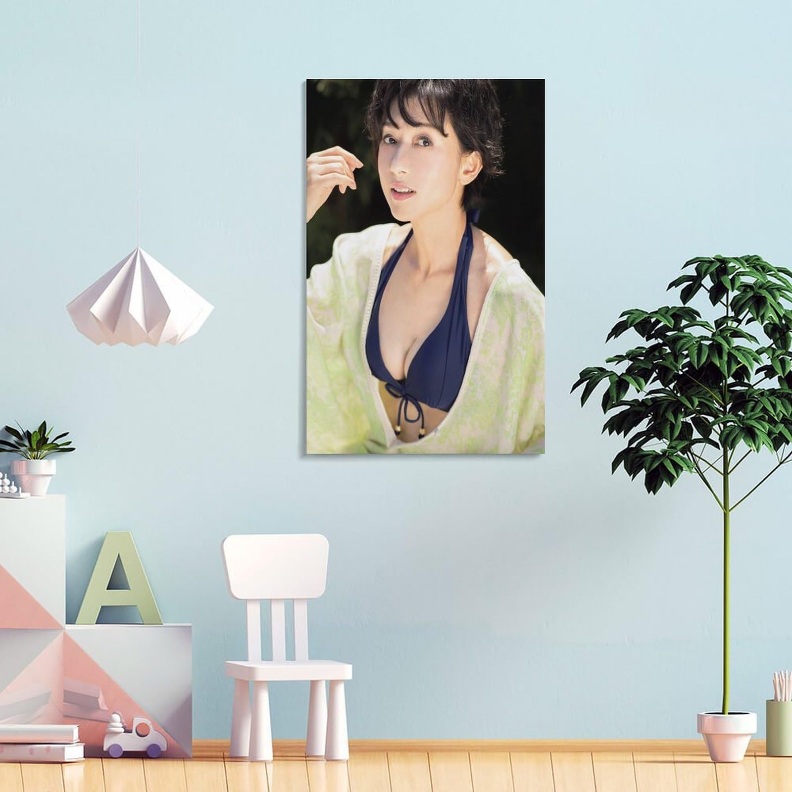 Amazon.co.jp: 斉藤慶子ポスター_グラビア水着画像女優・歌手