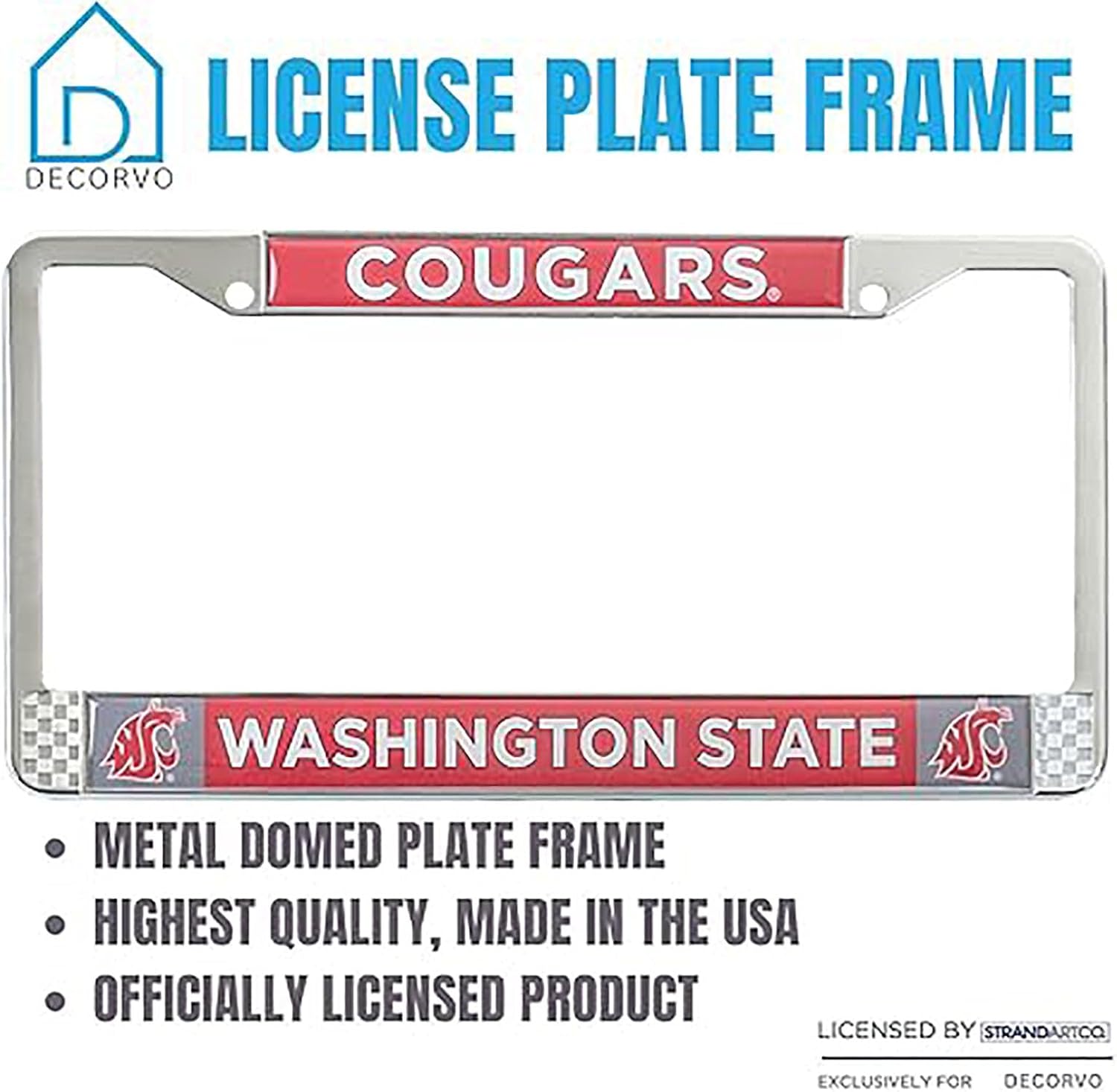 Washington St License Plate Frame - Washington St Car Truck Accessory - Image 4