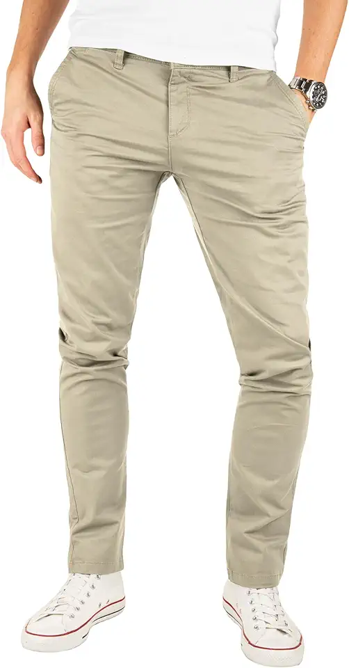 Yazubi Herren Chino Hose - Modell Kyle Slim Fit - Chinohose mit Stretchanteil