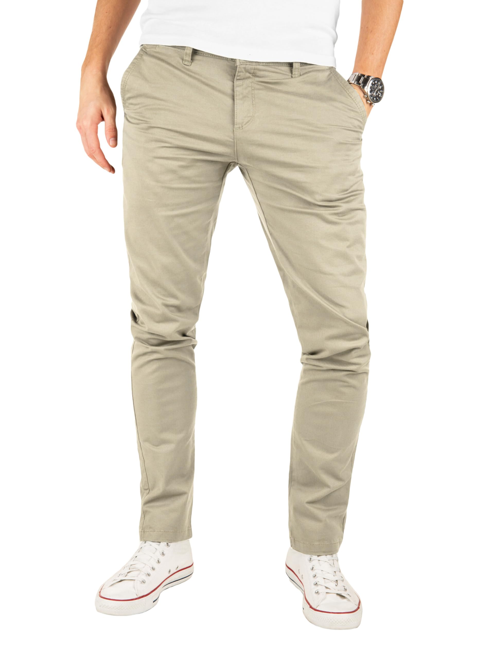 Yazubi Herren Chino Hose - Modell Kyle Slim Fit - Chinohose mit Stretchanteil
