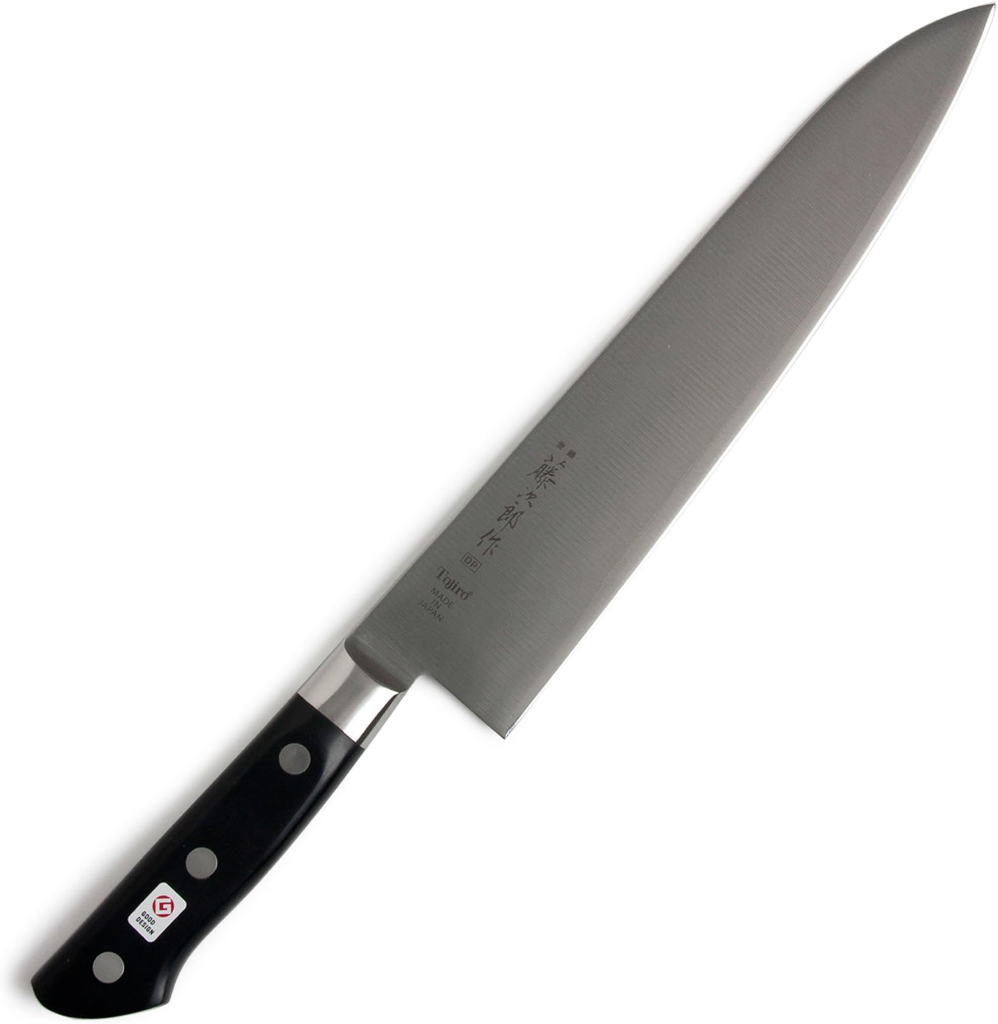 Tojiro DP Gyutou, 9.4-Inch, Black/Silver