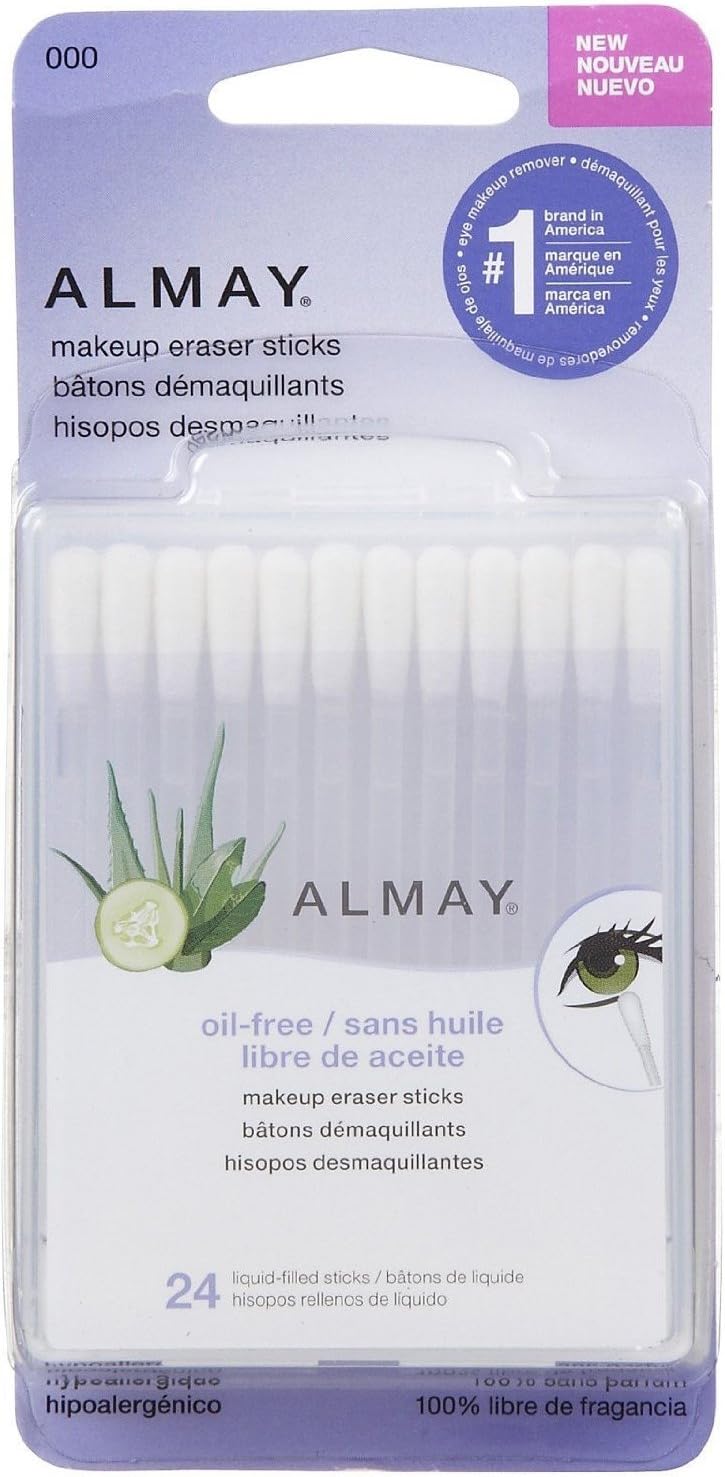 Amazon.com: Almay Makeup Eraser Sticks, Liquid Filled Sticks 24 ea 