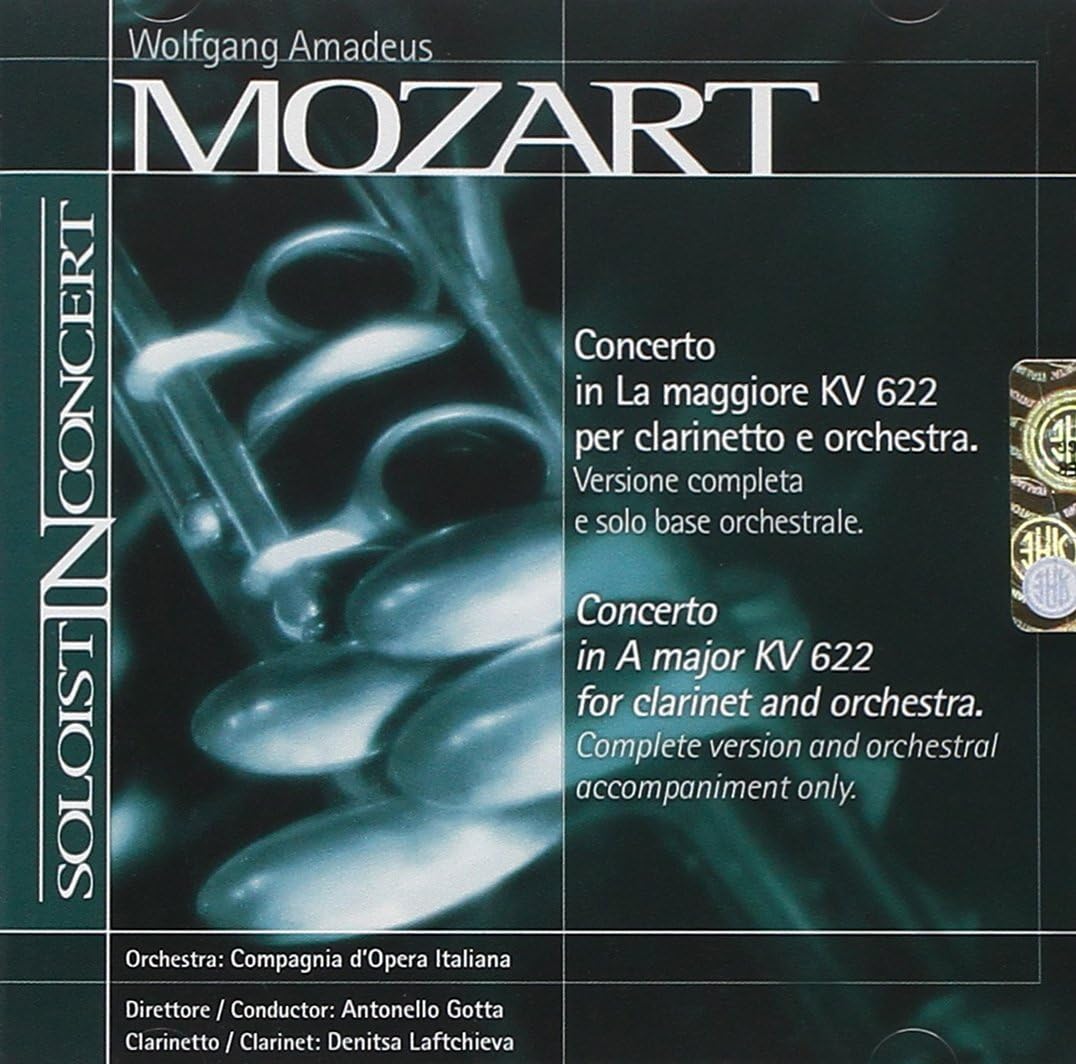 MOZART, W.A. Concerto, K. 622 version and