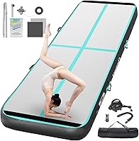 Vista 23 de FBSPORT - Colchonetas inflables de entrenamiento de 4 u 8 pulgadas de grosor, pistas de gimnasia para uso en el hogar, animadoras, yoga