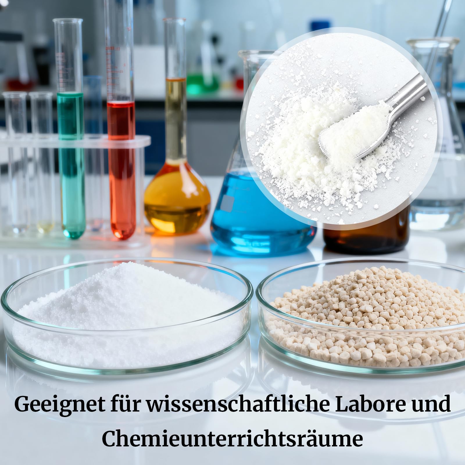 Lot de 2 spatules de laboratoire en acier inoxydable - Micro cuillère à échantillons - Spatule à double tête - Spatule de laboratoire en acier inoxydable - Spatule de laboratoire - Cuillère