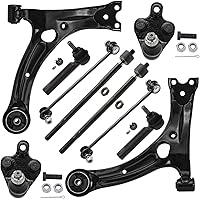 Vista 67 de Detroit Axle - Kit de 10 piezas para Ford Edge 07-14 Lincoln MKX 2007 2008 2009 2010 2011 2012 2013 2014, 2 brazos de control inferiores, 2 barras