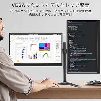 新品未使用モバイル モニター タッチ スクリーン、15.6 インチ 1920 Amazon.co.jp: Visual Beat モバイルモニター タッチスクリーン