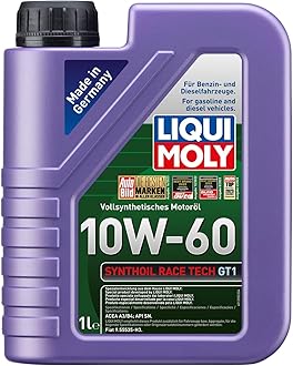 Liqui Moly Synthoil Race Tech GT1 1390 Engine Oil 10 W-60 1 Litre
