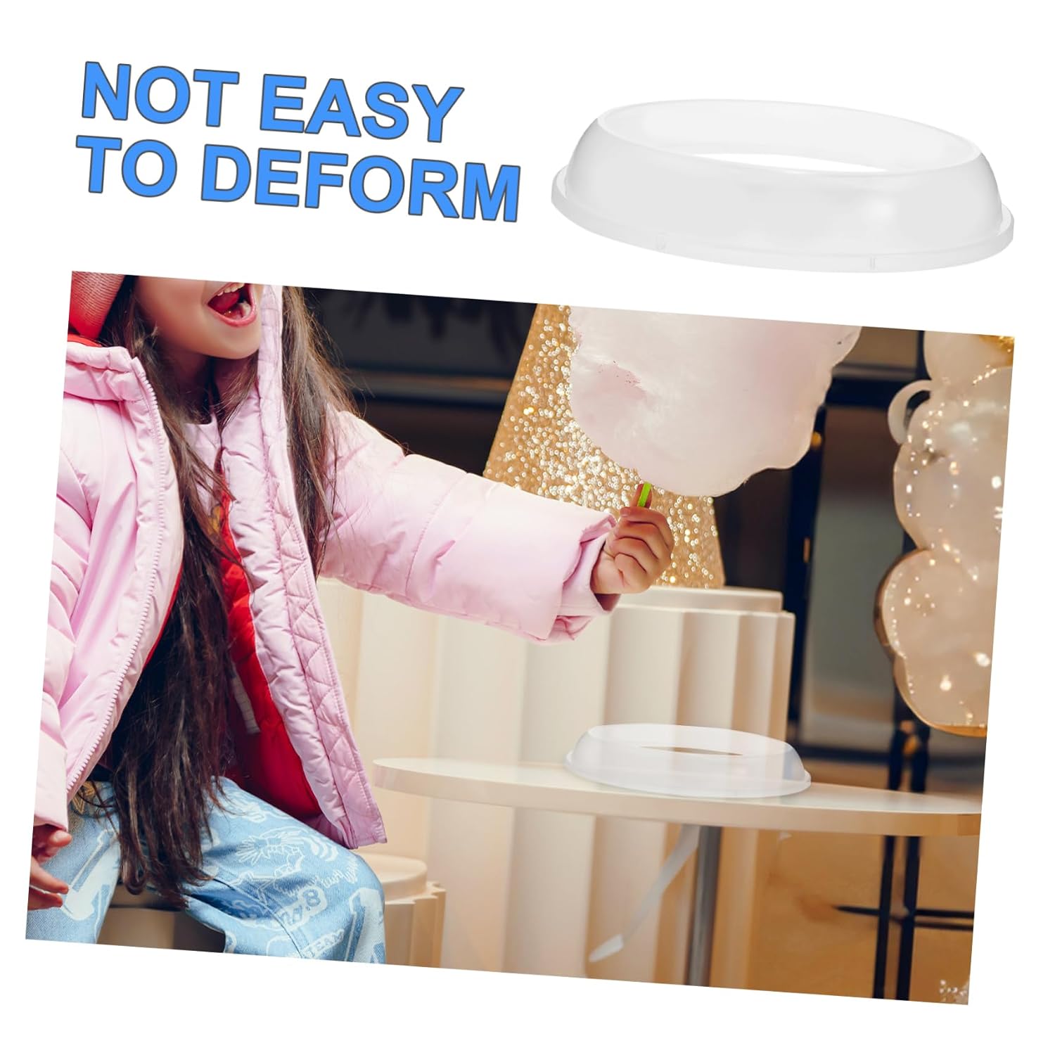 Cotton Candy Maker Cover Reusable Enclosure Accessory Easy Installation for Candy Floss Making and Reliable Design for Long-Lasting Use