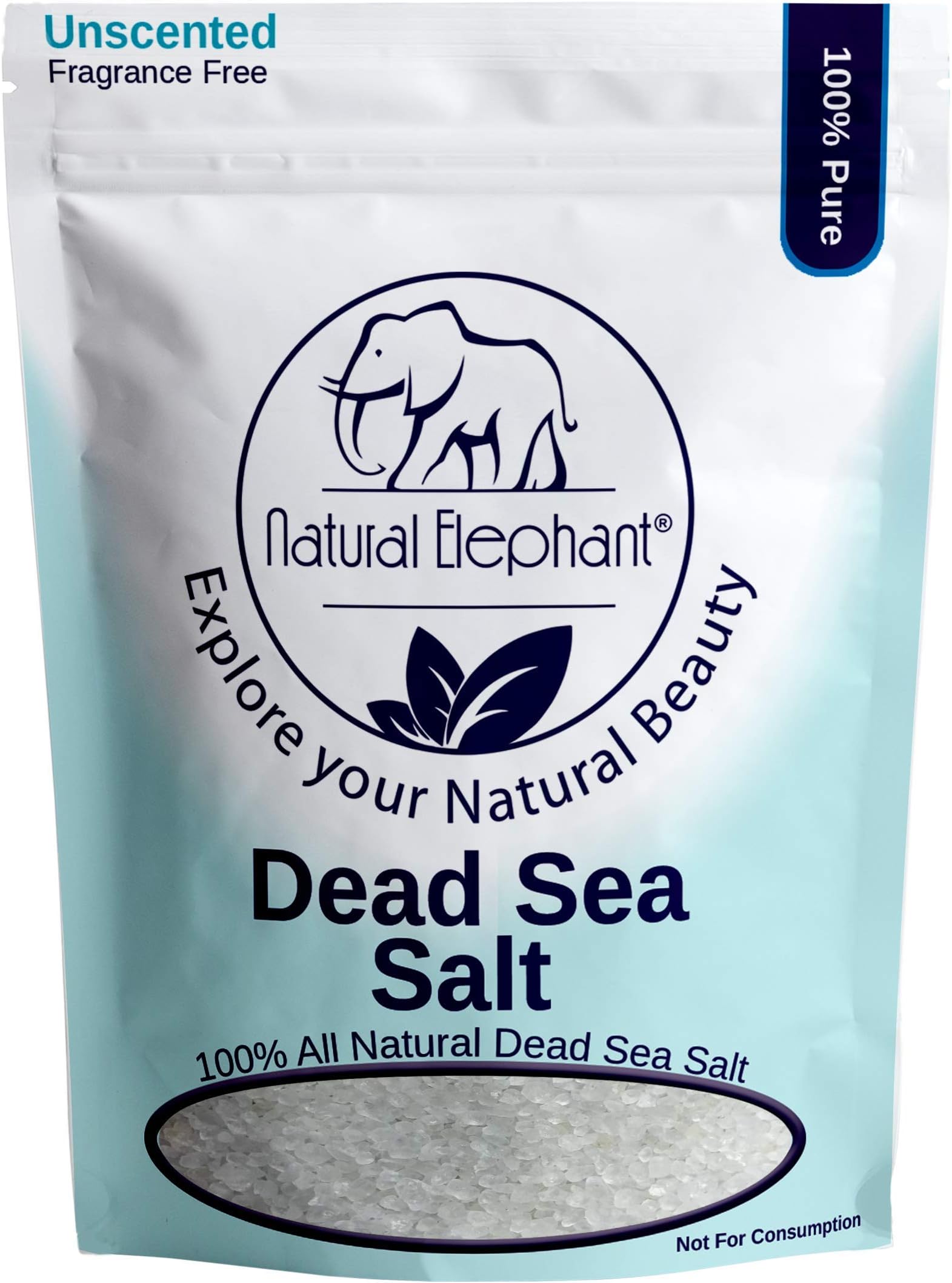 Minera Dead Sea Salt 5 lb. Fine Grain Bulk Bag Bath