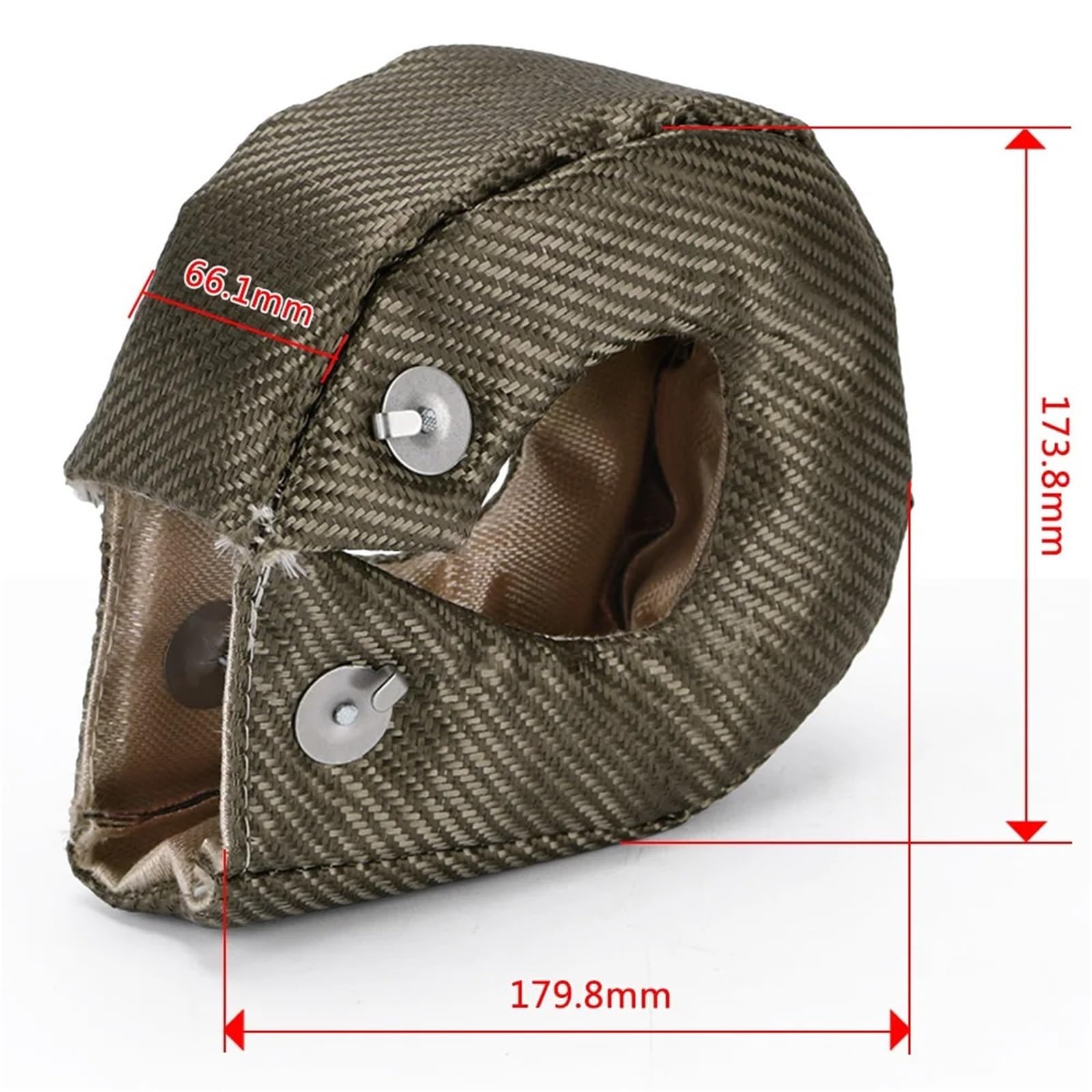 Controller della turbina Scudo termico turbo coperta | Completamente TITANIO T3(TBF03GR)