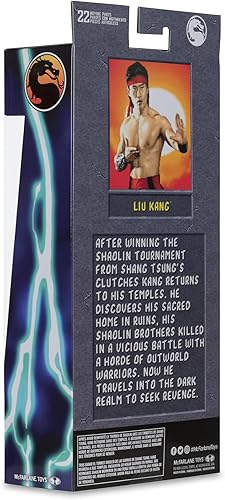 Miniatura 9 de McFarlane Toys - Figura de acción de Mortal Kombat Klassic Liu Kang de 7 pulgadas