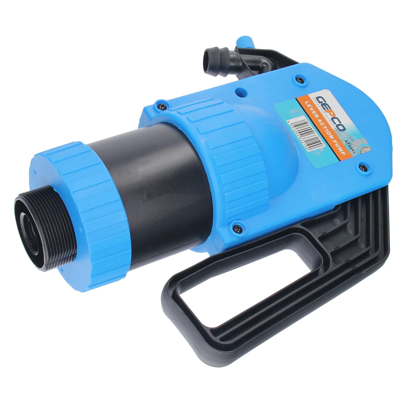 GEPCO Handpumpe Fasspumpe Hebelpumpe für AdBlue SRL 1000 | 20 L/min | 2 m Förderschlauch | Für 60-220 L Fässer | Universal