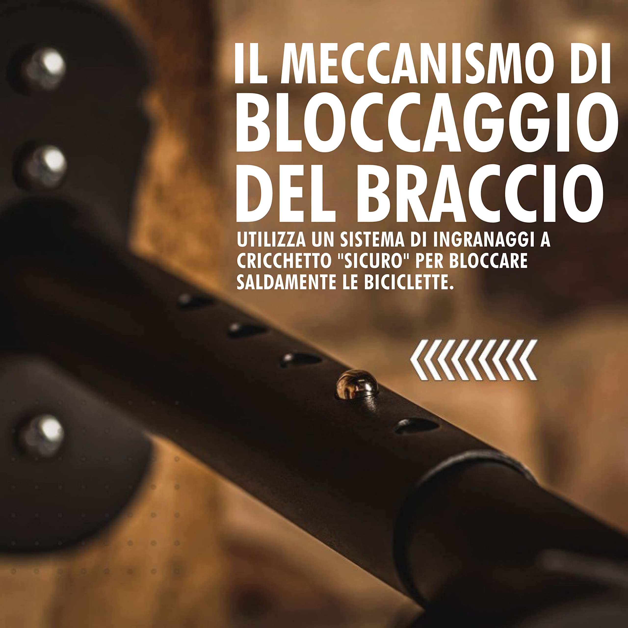PRO BIKE TOOL Supporto da parete per bicicletta, orizzontale, per 1 bicicletta, da garage, gancio sicuro per bici da strada, montagna o ibride, supporto da parete per biciclette